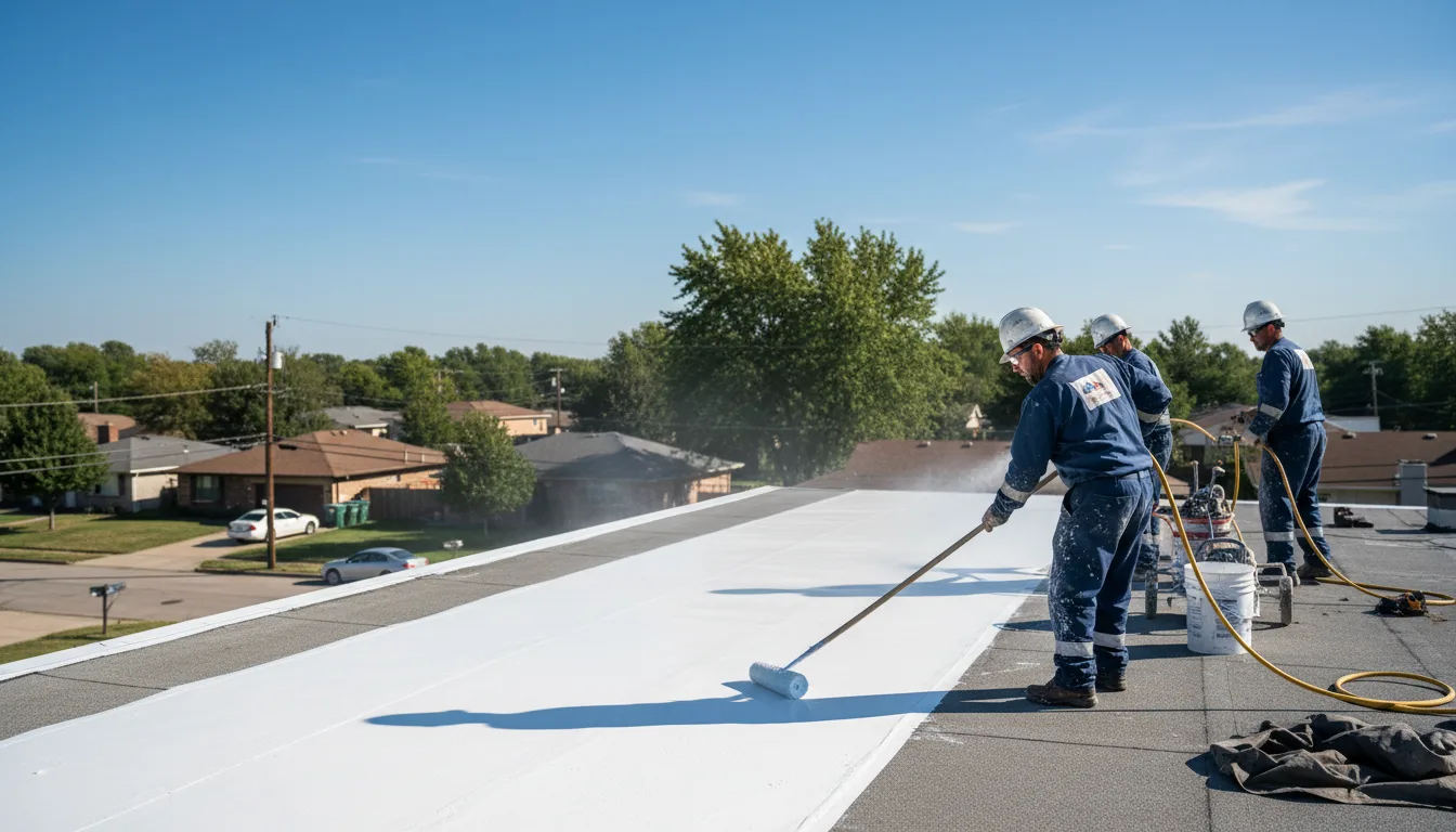 Commercial roof coating in Darlington, WI near me